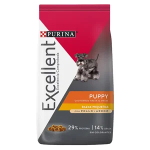 Alimento Seco para Perros EXCELLENT PUPPY RAZAS PEQUEÑAS x 3 Kg.