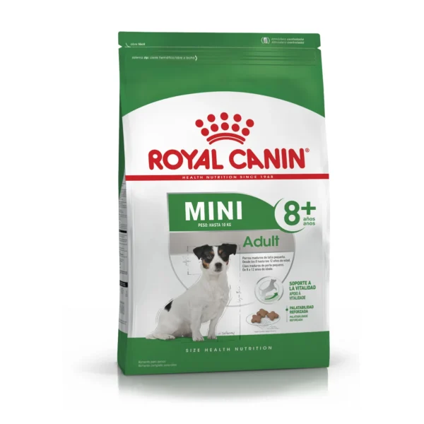 alimento seco para perros royal canin mini adult +8 x 3 kg