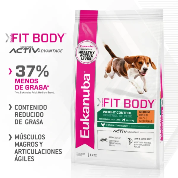 Eukanuba Fit Body Medium Breed Activ