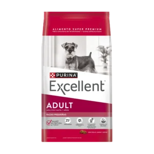 ALIMENTO SECO PARA PERROS ADULTOS PEQUEÑOS EXCELLENT ADULT PARA RAZAS PEQUEÑAS X 15 KG