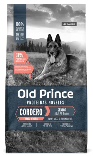 Old Prince Noveles Senior Cordero y Arroz Integral