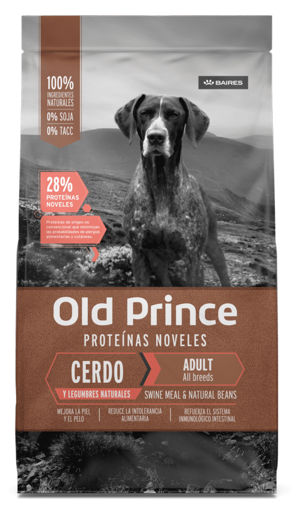 Old Prince Novel Cerdo & Legumbres Naturales Adulto