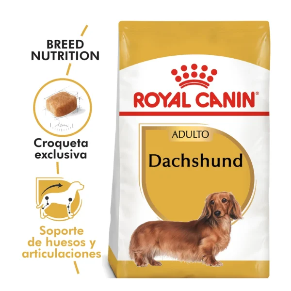 Alimento Seco para perro ROYAL CANIN DACHSHUND ADULTO x 3 Kg.