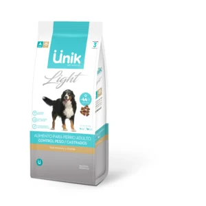 Alimento Seco para perros UNIK PERRO ADULTO CONTROL DE PESO/CASTRADOS X 15 kg.