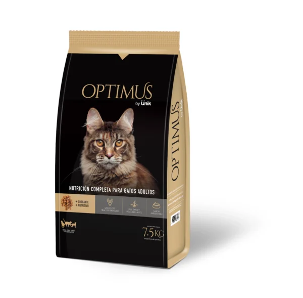 Aliemento Seco para Gatos OPTIMUS GATO ADULTO x 7,5 kg.