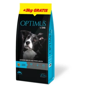 Alimento seco para perros OPTIMUS PERRO ADULTO x 20 Kg.