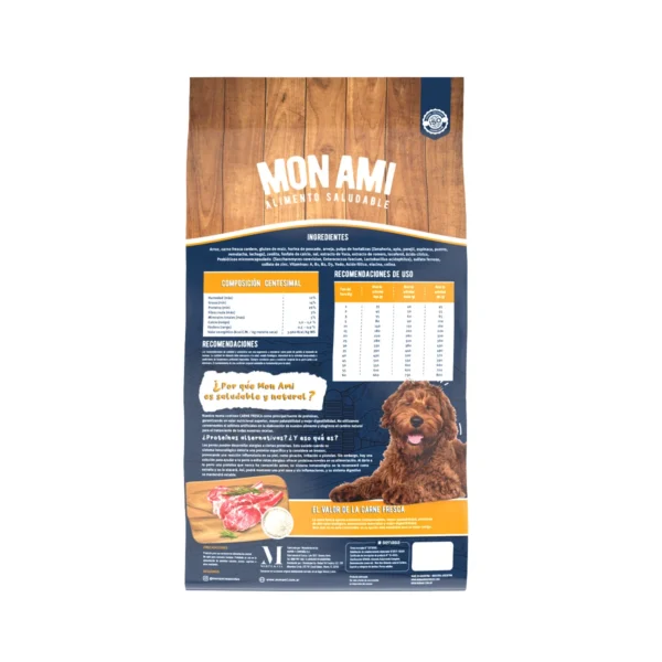 Alimento Natural para perros MON AMI CORDERO X 12 KG.