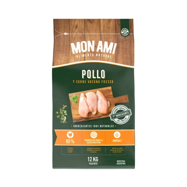 Alimento Natural para perros MON AMI POLLO 12 KG