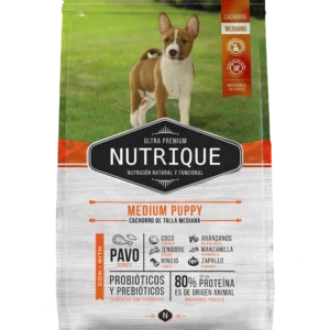 Alimento Seco para perros NUTRIQUE Medium Puppy x 12 Kg.