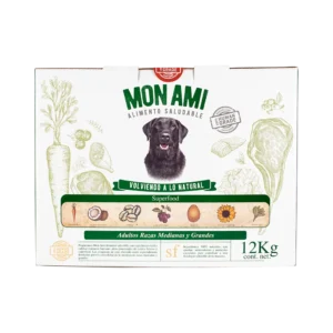 Alimento Human Grade MON AMI Superfood Razas Medianas y grandes x 12 Kg.